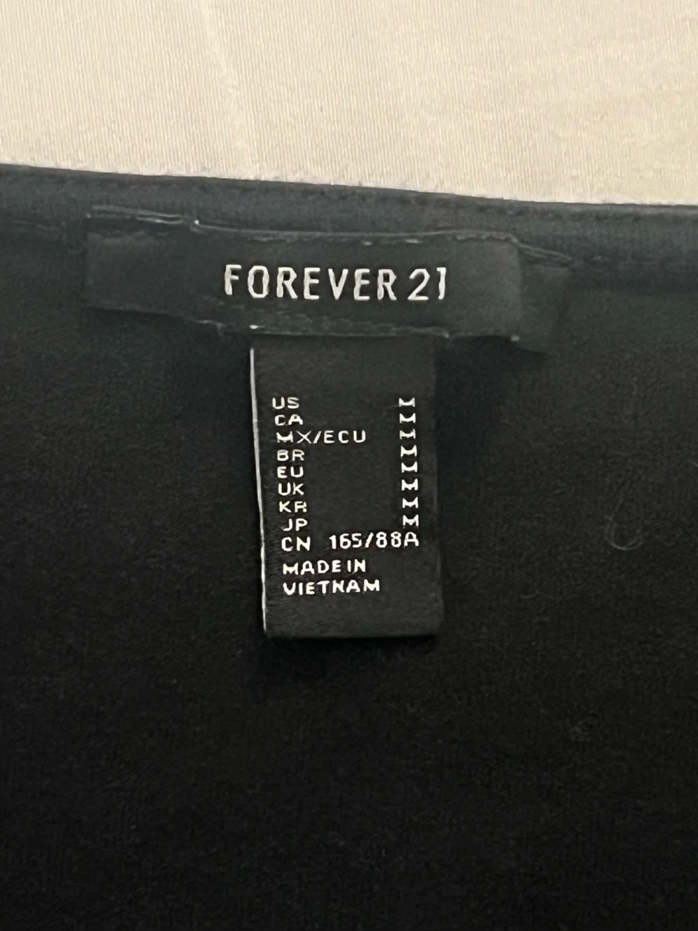Forever 21 Black Spaghetti Strap Tank Top